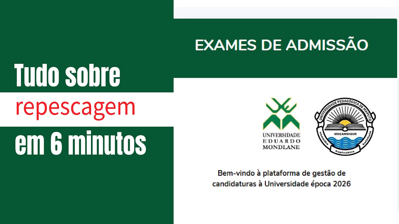 Como funciona a repescagem na Universidade.