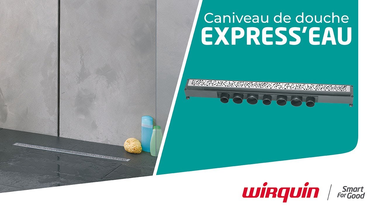 CANIVEAU EXPRESS'EAU POUR DOUCHE À L'ITALIENNE