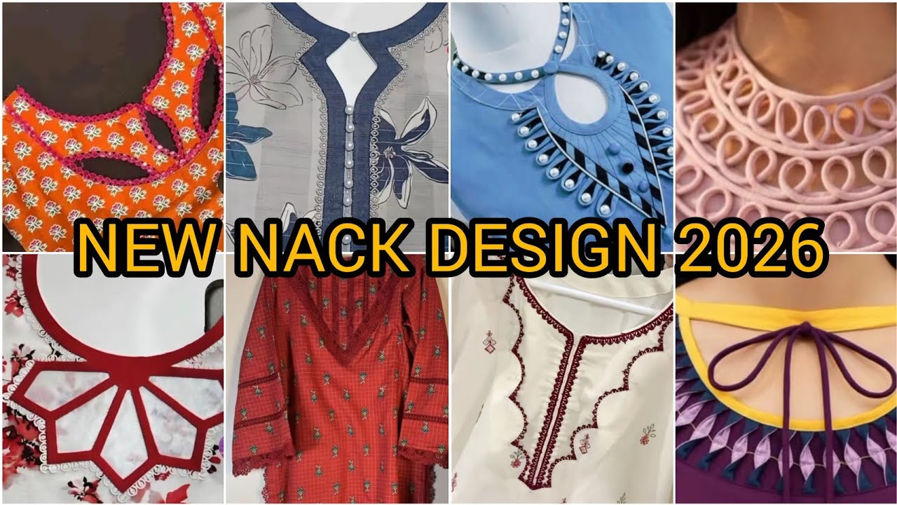 Eid Special: Most Popular Neck Design 2026 | New Trendy & Simple Moti Neck Design Ideas