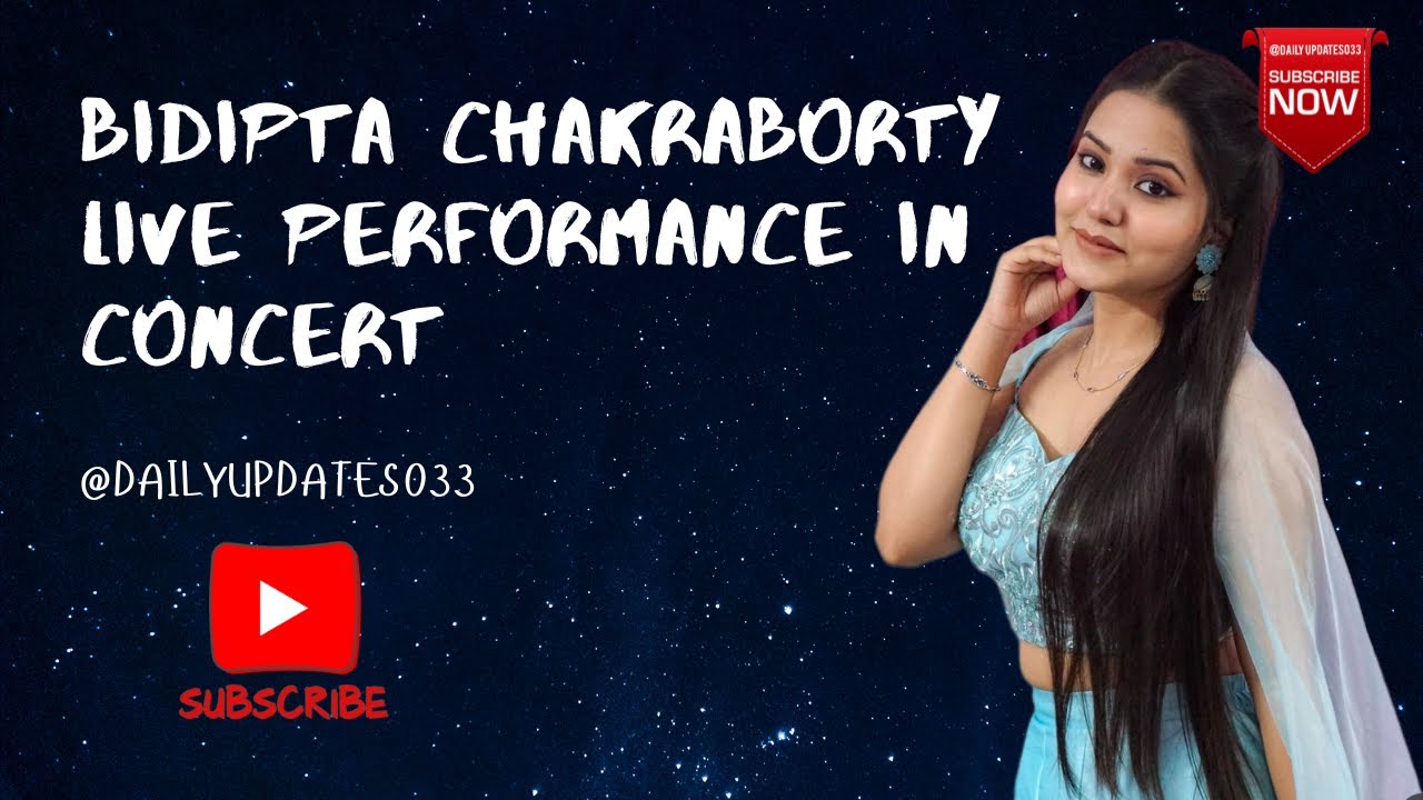 BIDIPTA CHAKRABORTY LIVE PERFORMANCE IN CONCERT | Bidipta Indian idol 13 #bidiptachakraborty