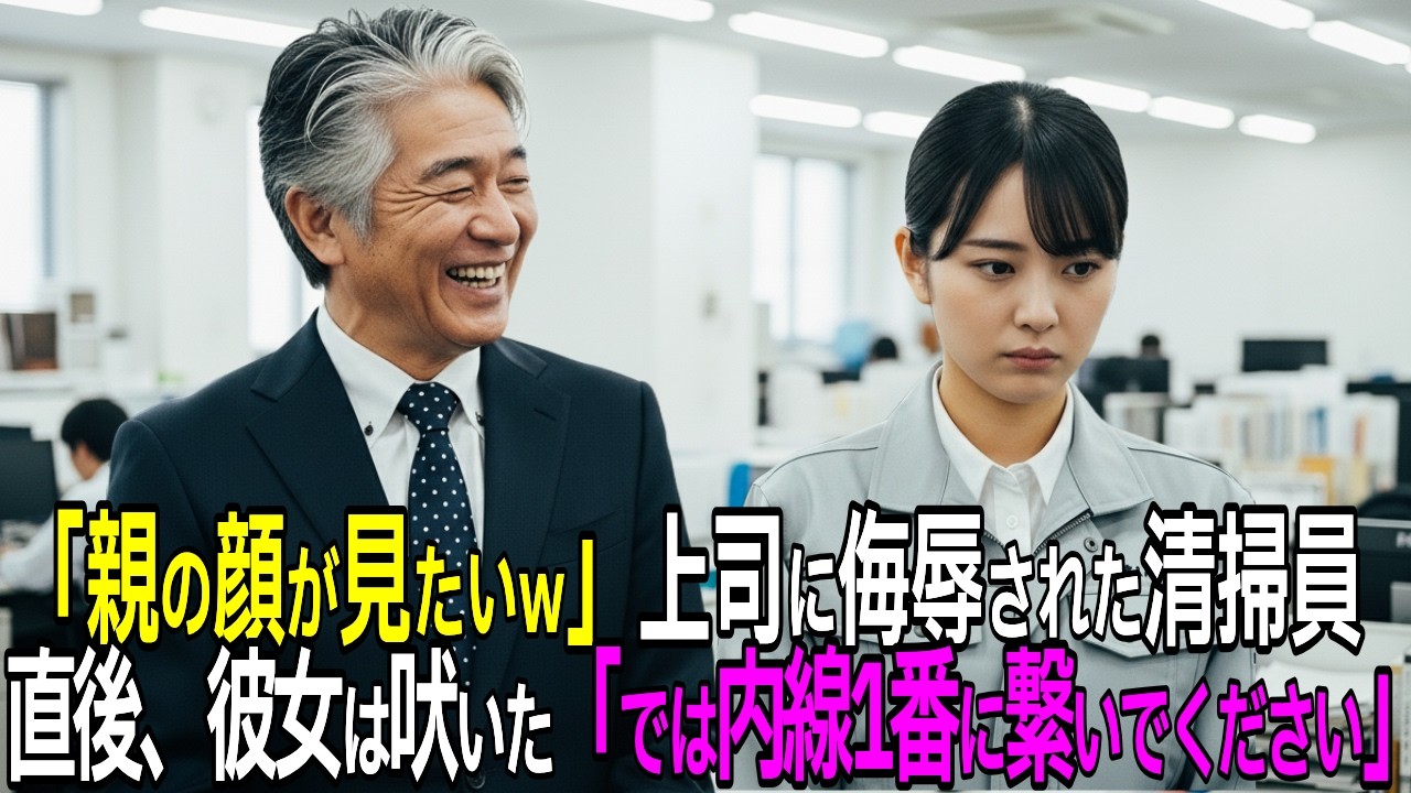 「どんな親か見てみたいw」私をバカにした上司。内線で出た相手は父で会長だった