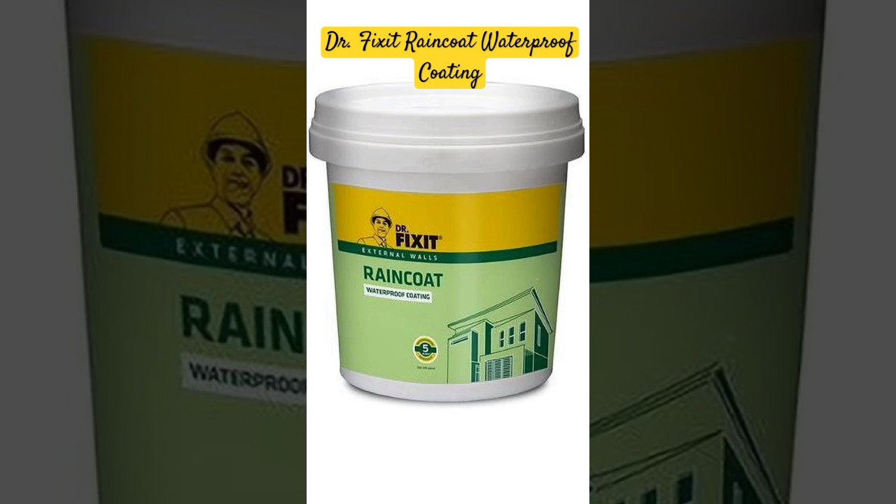 Dr Fixit Raincoat Waterproof Coating for exterior walls #drfixit #waterproofing #waterproofcoating