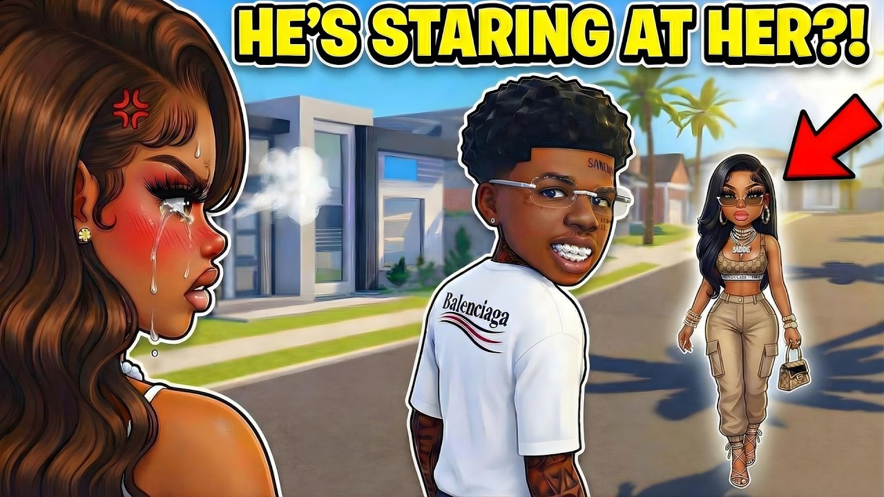 My Girlfriend Is JEALOUS Of Our New Baddie Neighbor In LifeTogether 💔 + Baddie Outfit Codes | ROBLOX