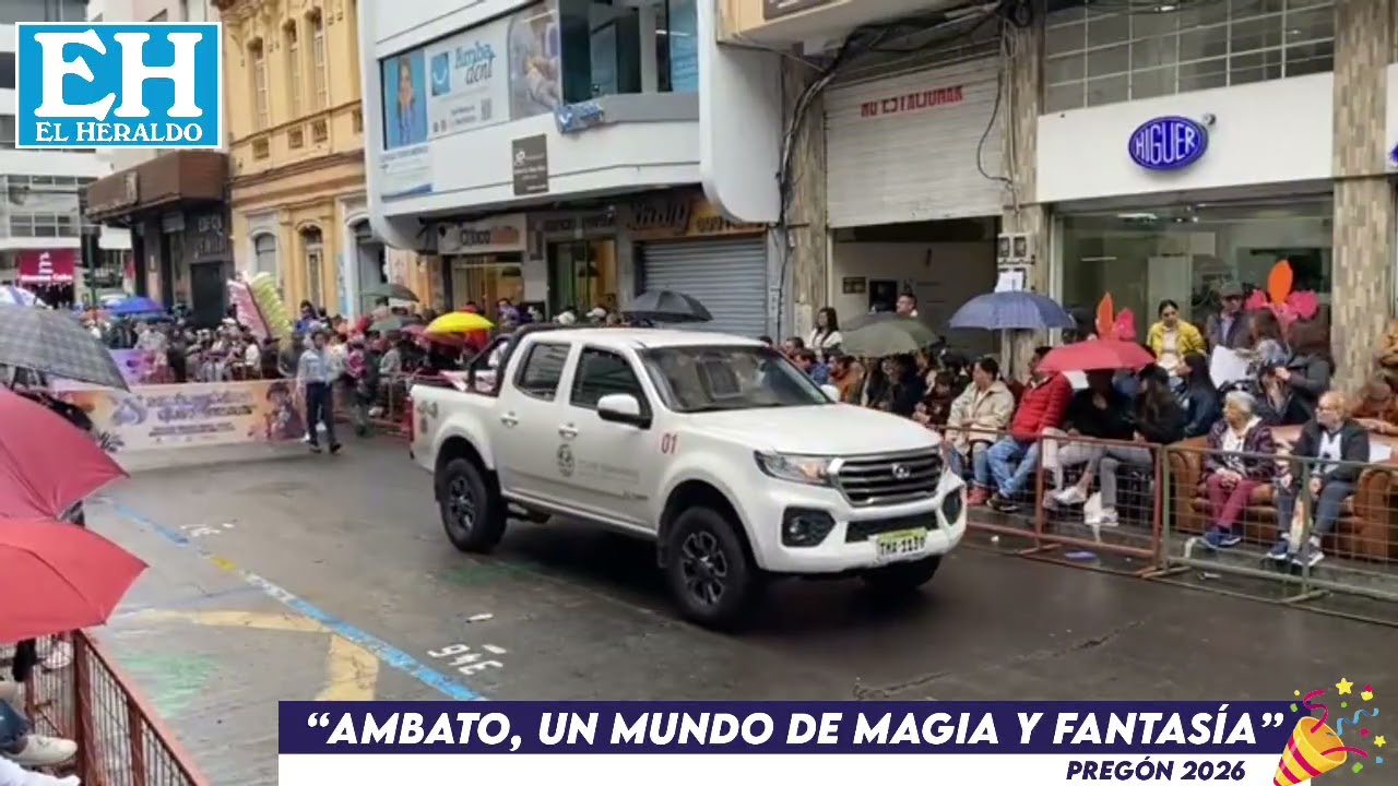 #Ambato | ▶️🎥🔴  Pregón Bodas de Diamante “Ambato, un mundo de fantasía y magia”.  #🎊🎉 #FFF2026