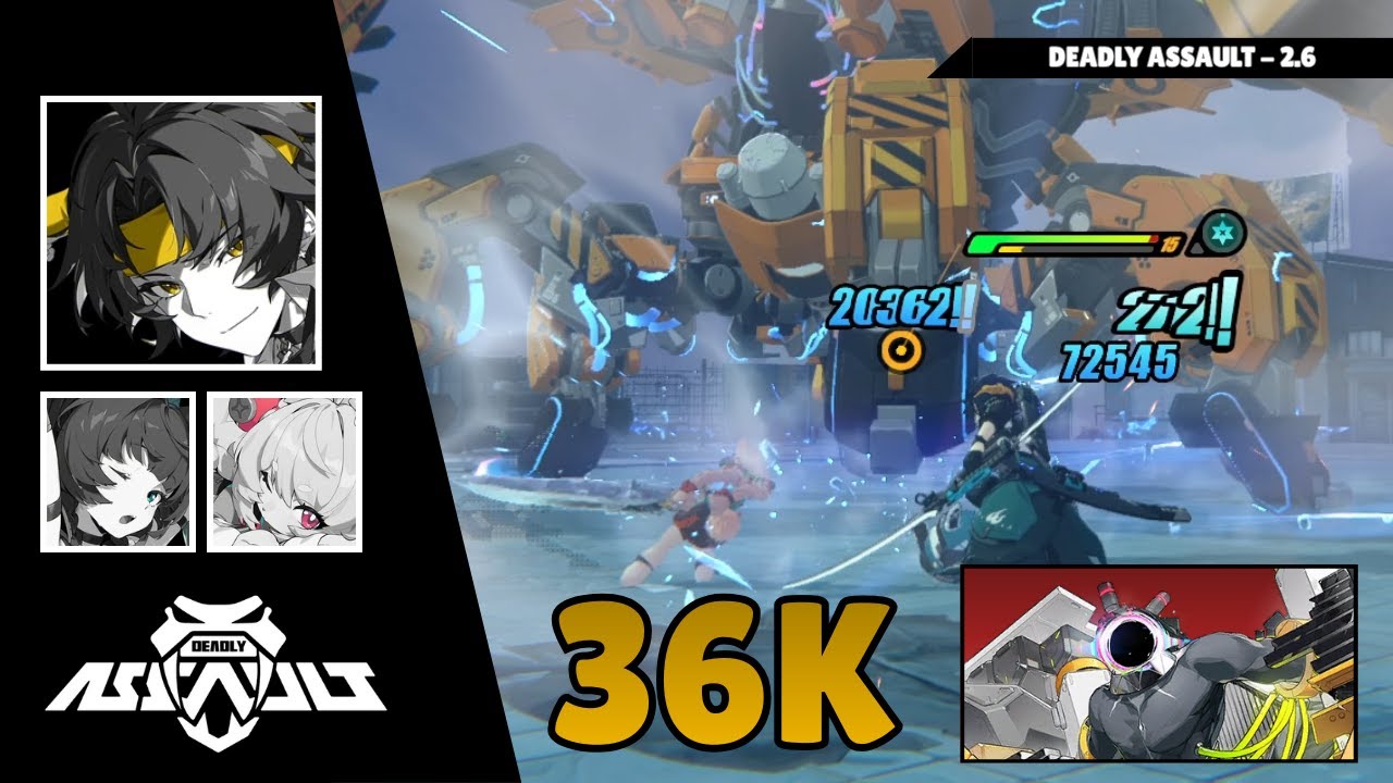 Bun Bun Run | Harumasa/Zhao 36K Clear | ZZZ Deadly Assault 2.6