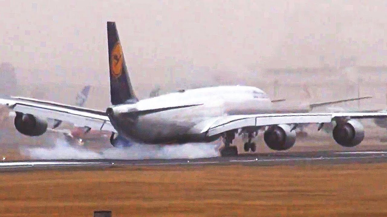Plane Bends After Hard Landing