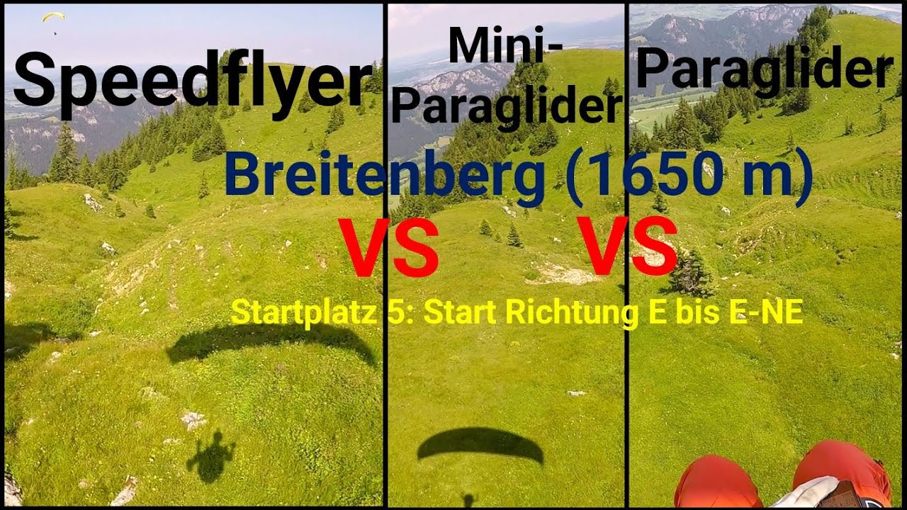 Breitenberg 3 Schirme (gleicher Startplatz) VS 2018