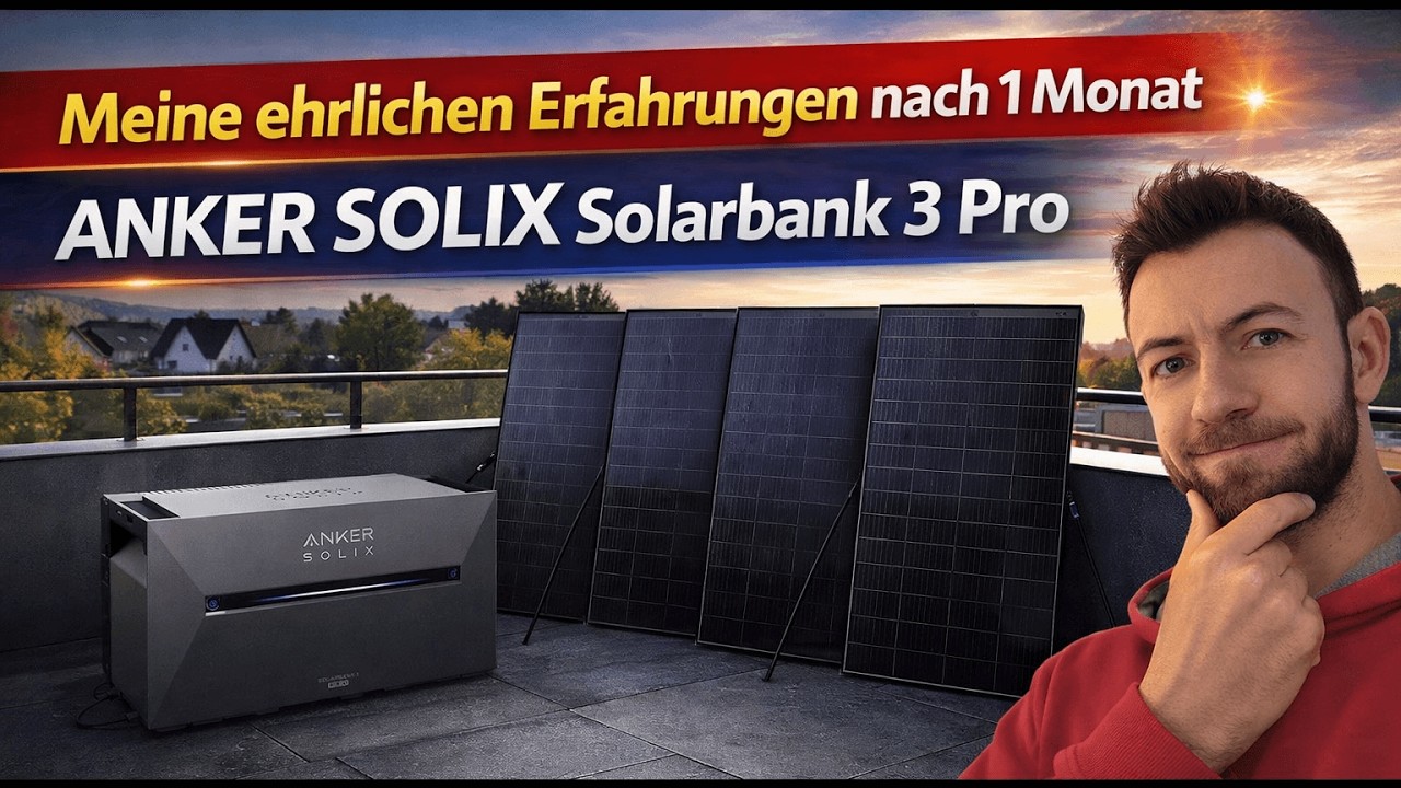 Anker SOLIX Solarbank 3 E2700 Pro: Meine Erfahrungen nach einem Monat Nutzung!