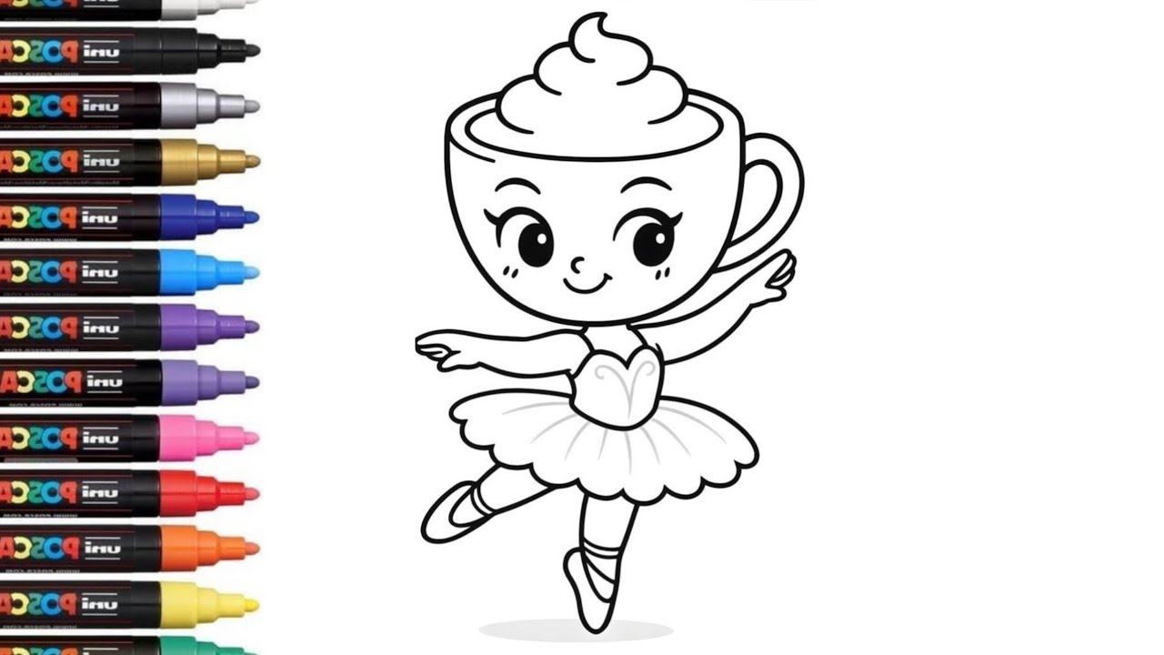 How to Draw Ballerina Cappuccina | Easy Step by Step