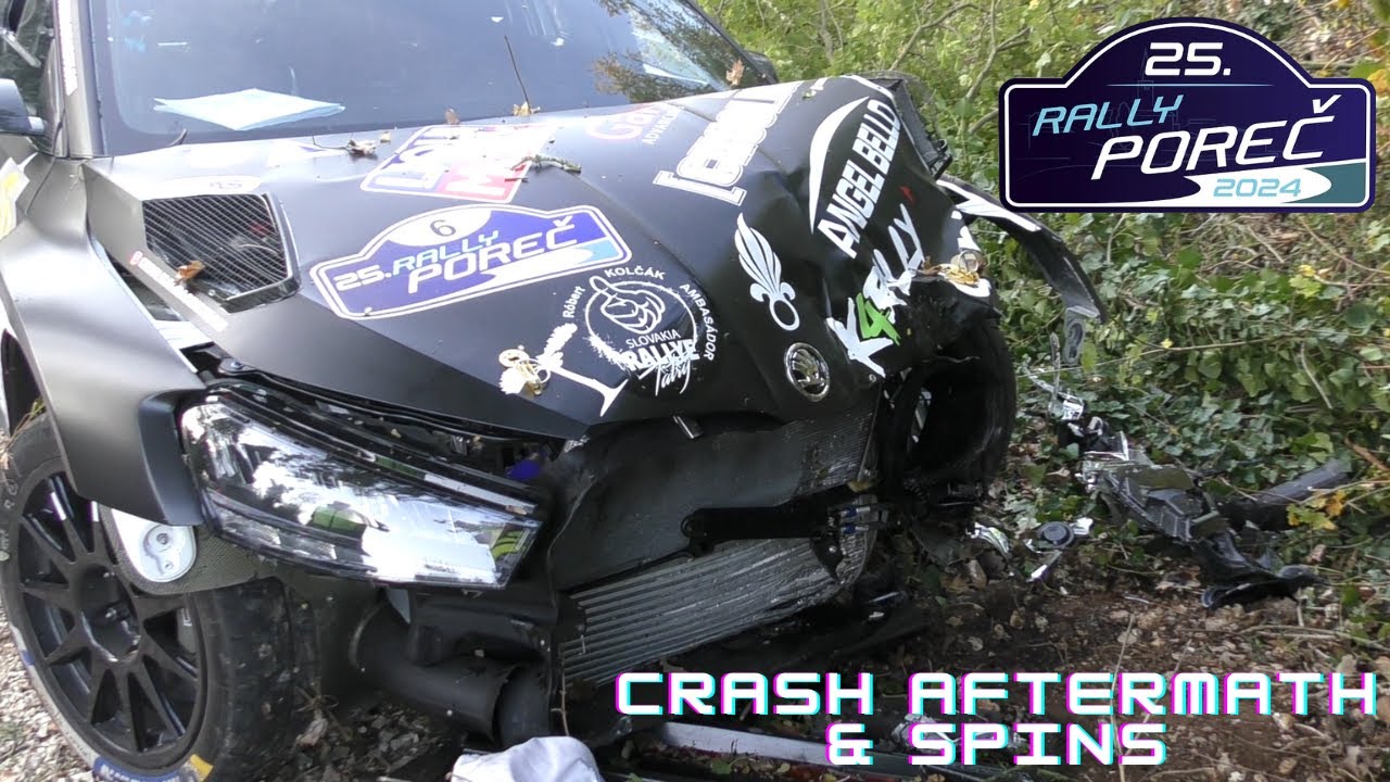 25. Rally Poreč 2024 | Crash aftermath & spins
