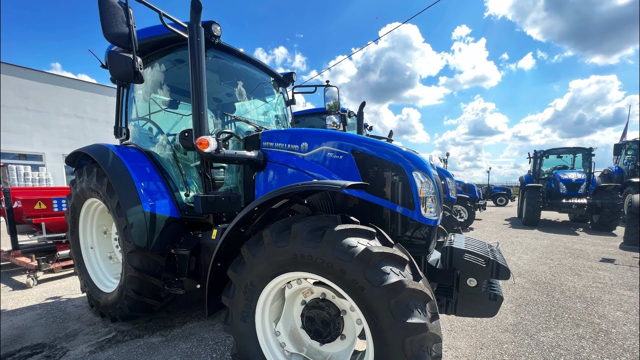 Ciągnik rolniczy - New Holland T5.S o mocy 100 KM