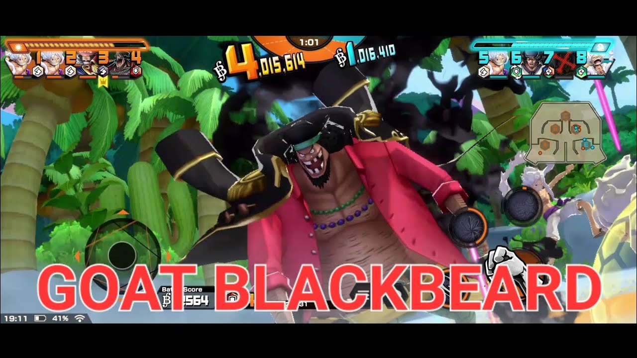 6★ EX BLACKBEARD GAMEPLAY | One Piece Bounty Rush