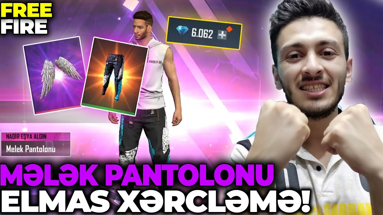MELEK PANTOLONUNU SONUNDA ÇIKARDIM!! ELMAS HARCAMA FREE FİRE