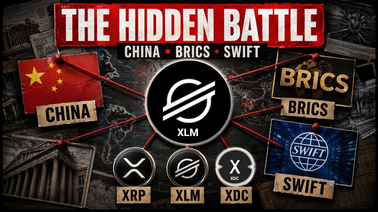 Китай против БРИКС и SWIFT: скрытая битва, которая может привести к взлету XRP, XLM и XDC!