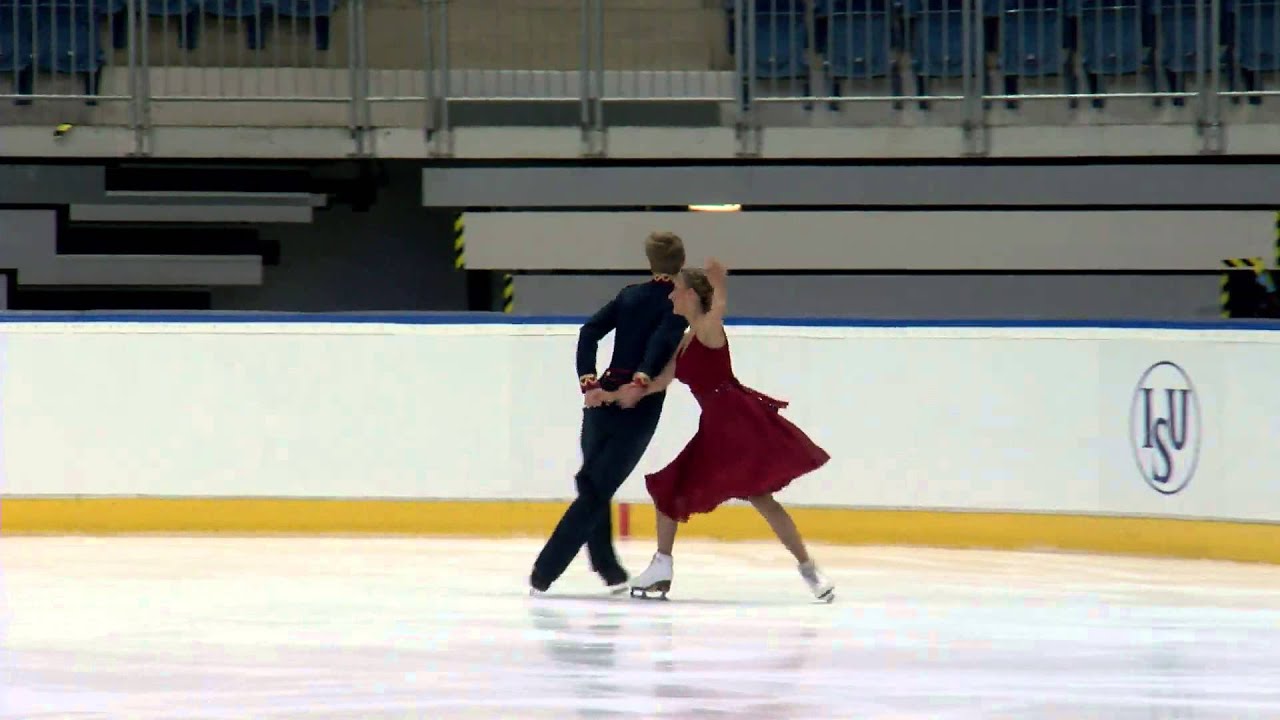 2015 ISU Junior Grand Prix Bratislava Short Dance Guoste DAMULEVICIUTE / Deividas KIZALA