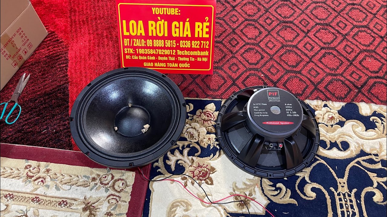 Loa Bass 40 PIF, model JW157526, từ 190 coil 76, h&atilde;ng mới nhất 2022, tiếng qu&aacute; hay, Lh 0988885815