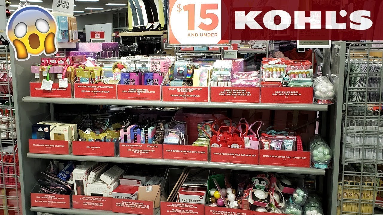 KOHL'S CHRISTMAS STOCKING STUFFER IDEAS BEAUTY LIP BALM 2018
