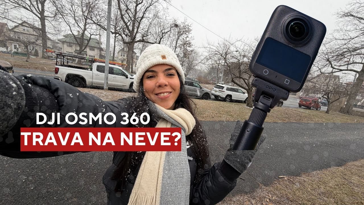 DJI Osmo 360 vale a pena comprar? Testei na neve