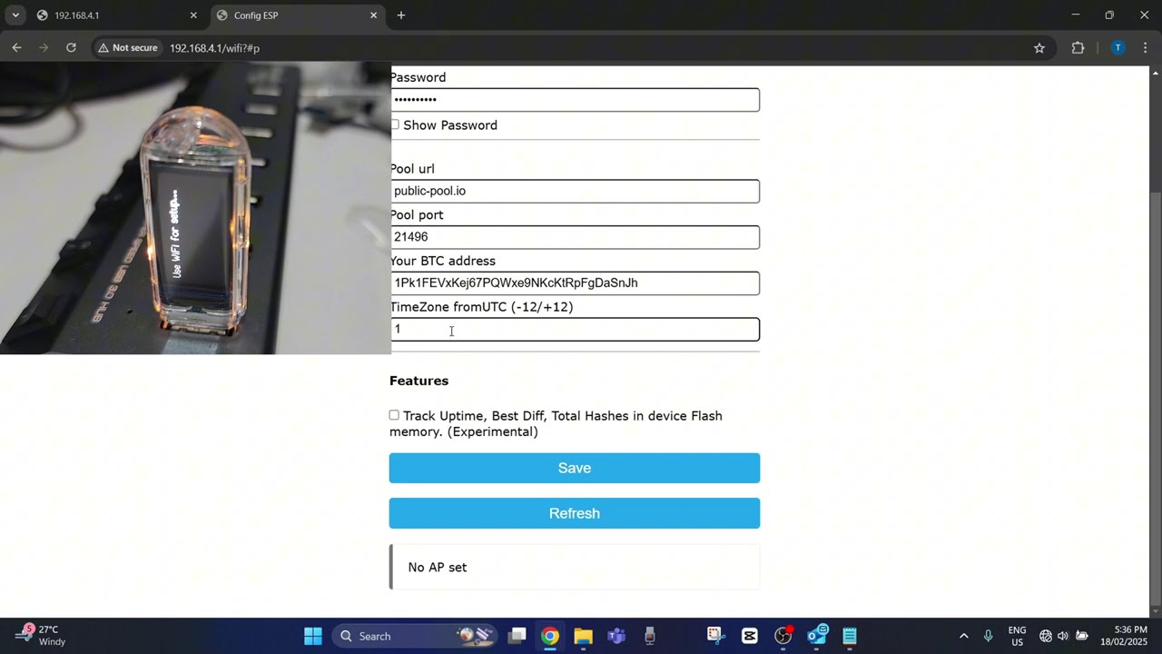 Полное руководство по настройке NerdMiner 2