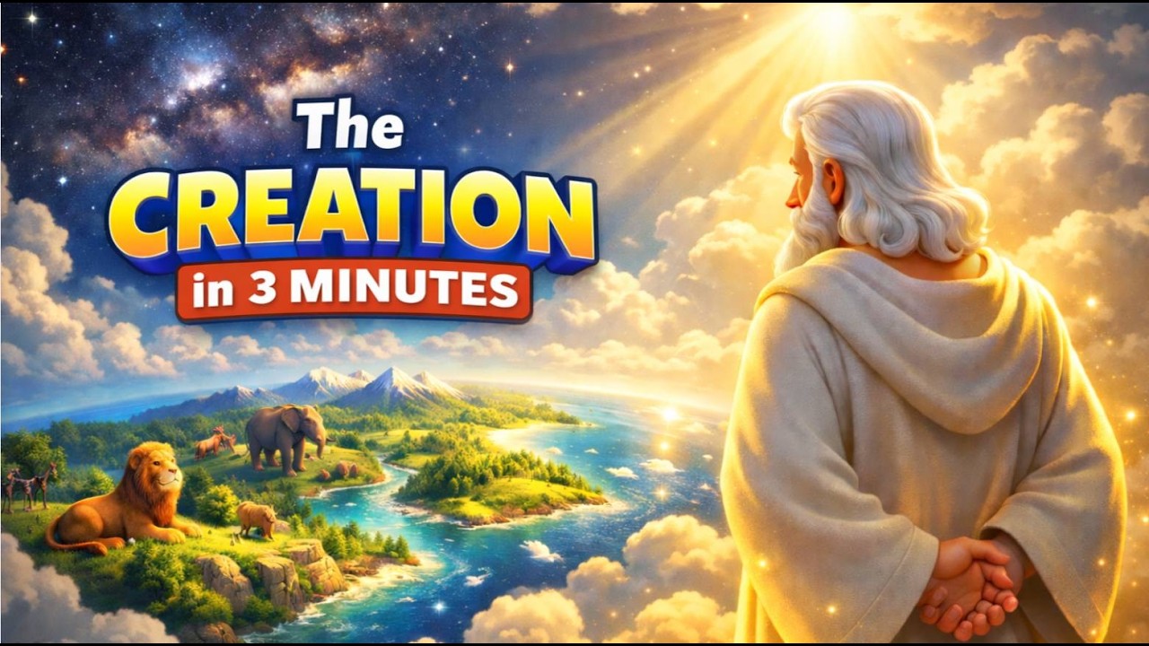 The Creation Of the World in 3 Minutes | Animated Bible Story
