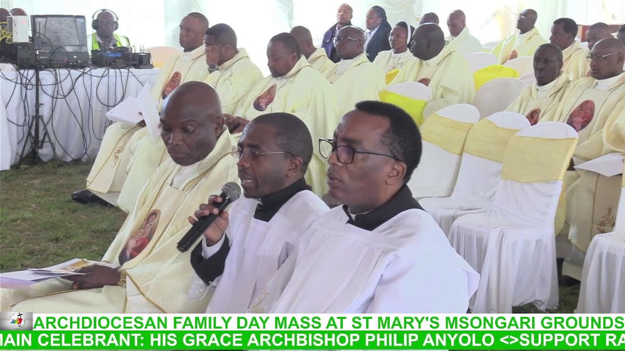 ARCHDIOCESAN FAMILY DAY MASS AT ST MARY'S MSONGARI GROUNDS