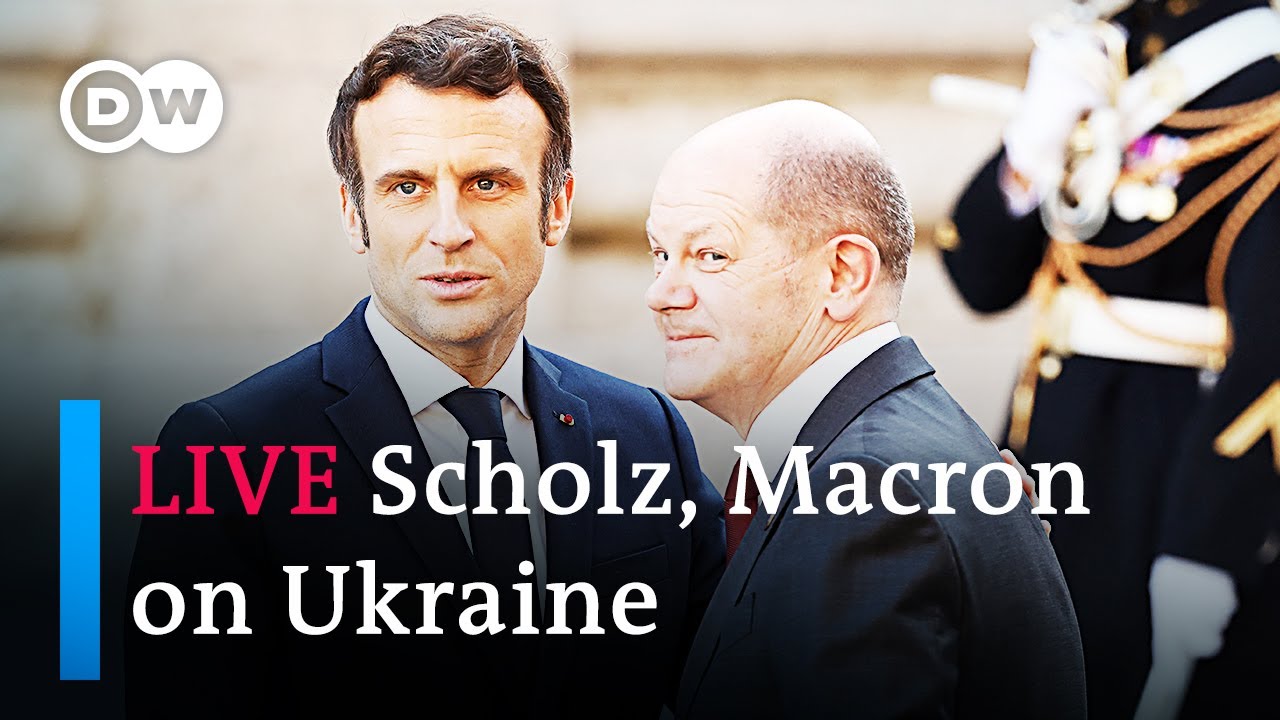 WATCH LIVE German Chancellor Scholz and French President Macron speak after EU crisis summit