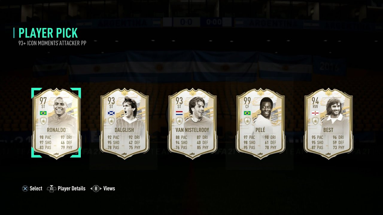 93+ ICON MOMENTS ATTACKER PLAYER PICK & 87+ x10 PACKS! #FIFA21 ULTIMATE TEAM