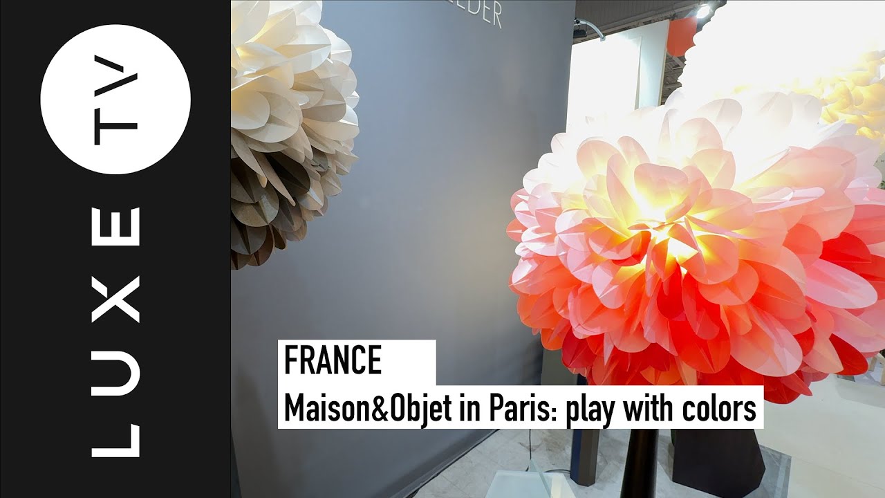 Maison&Objet in Paris: play with colors