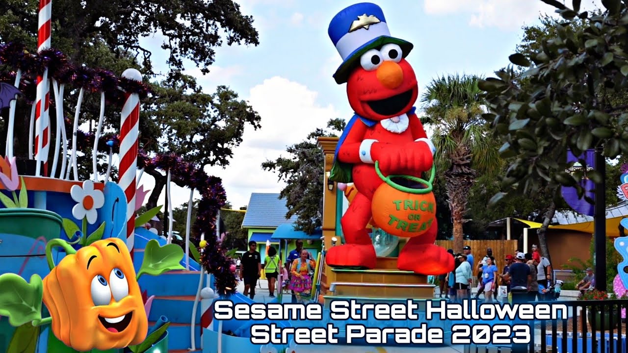 Sesame Street Halloween Parade 2023 SeaWorld San Antonio, Texas