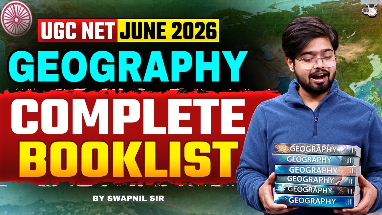 UGC NET Geography 2026 | UGC NET Geography Best Booklist | UGC NET June 2026 By Swapnil Sir