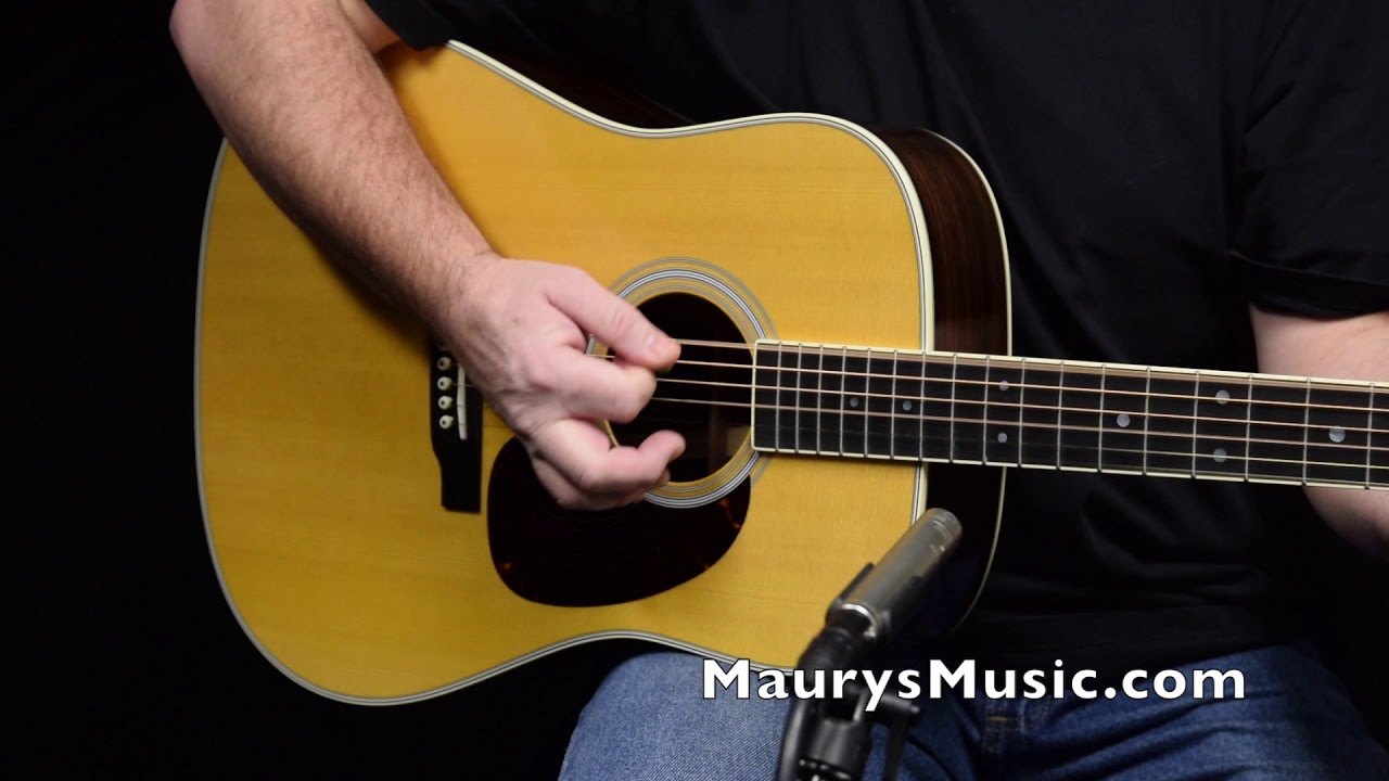 The Martin D-35 (2018) at Maury's Music