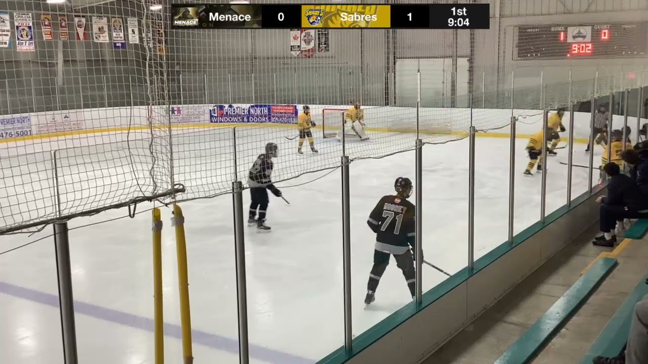 U16AA Flamborough Sabres vs Milton Jr Menace Georgina Silver Stick Game 3