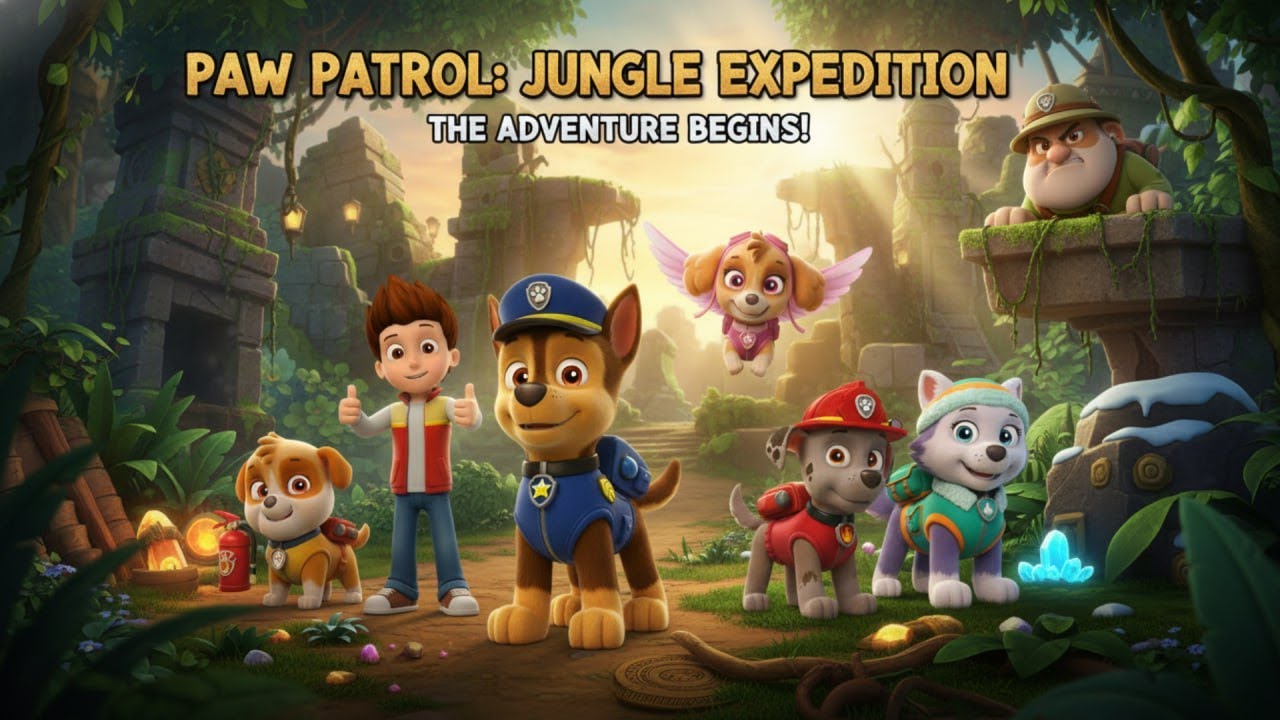 NEW MISSION! 🌿 Explore Ancient Ruins! 🏛️ Ryder & The Pups Jungle Rescue! ✨