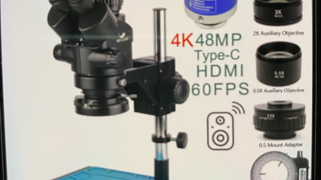 High Cloud stereo trinocular microscope unboxing