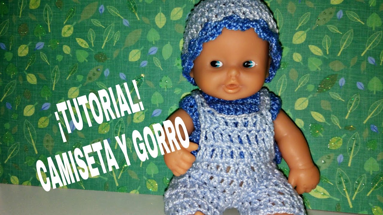 GORRO Y CAMISETA PARA MUÑECA