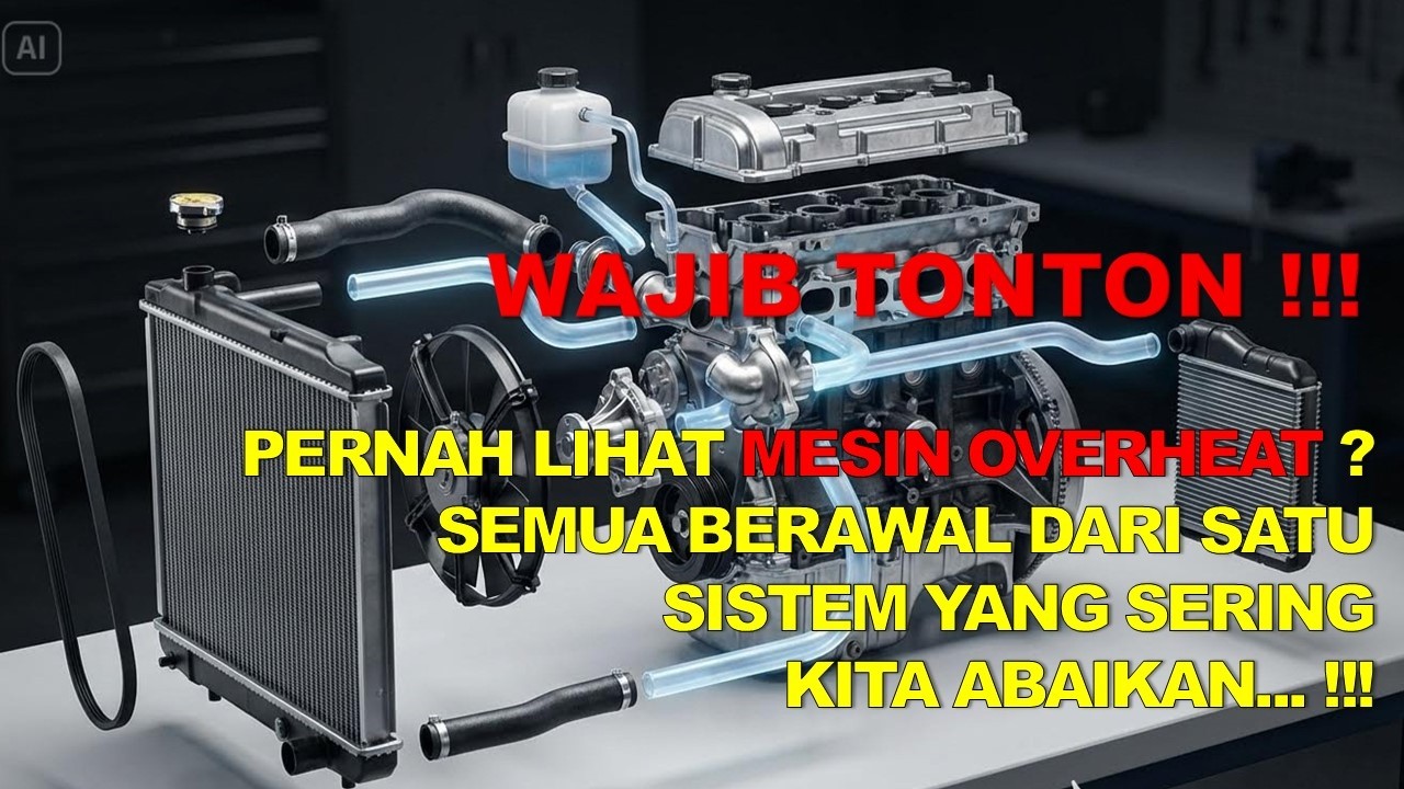 SISTEM PENDINGIN : Radiator kelihatan sepele, tapi tanpa ini mesin mobil bisa tamat riwayatnya