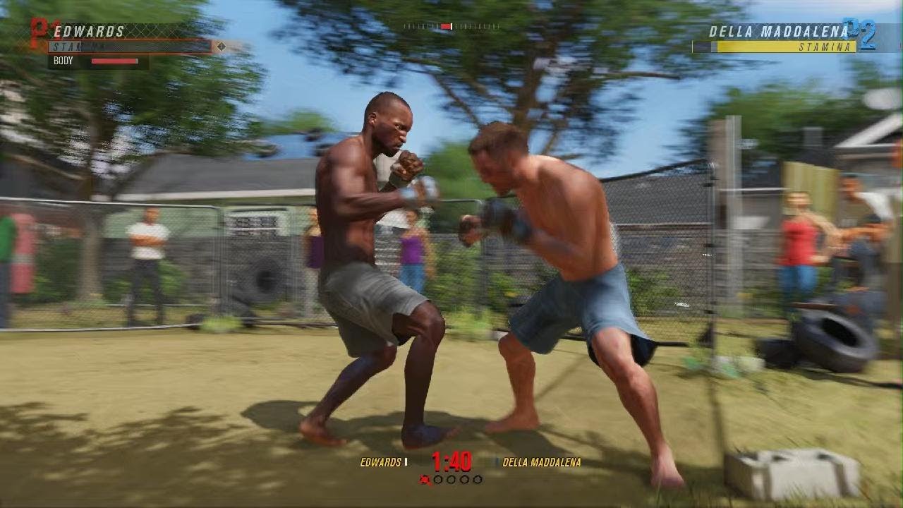 I played UFC 4 again