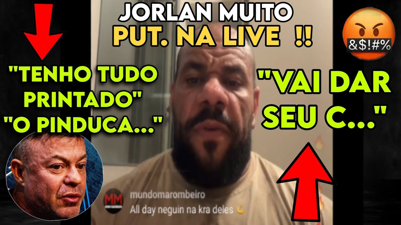 JORLAN P|ST0LA NA LIVE e MANDA A REAL p RAMON DINO e PINDUCA EXPÕE POLÊMICA