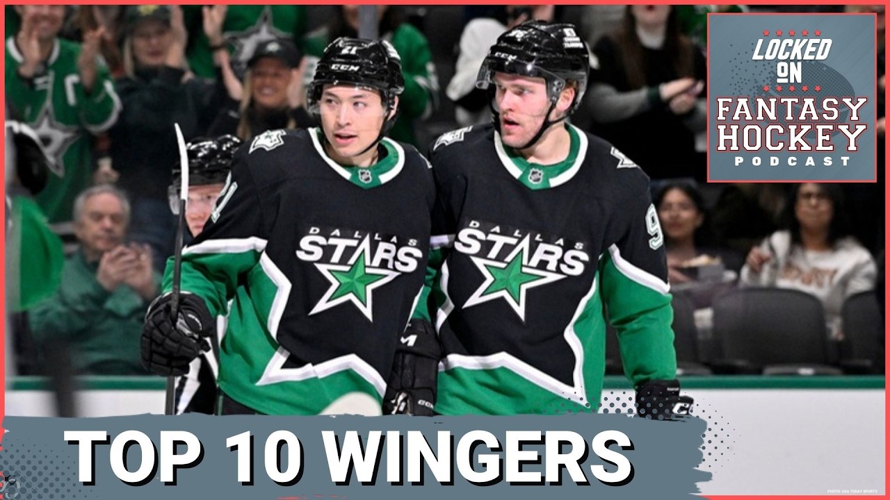 TOP 10 Fantasy Hockey WINGERS: Robertson | Boldy | Kucherov | Caufield | Gauthier