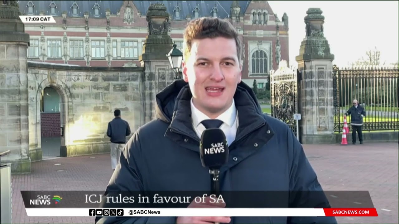SA-Israel case | Alex Cardier updates from The Hague following ICJ order
