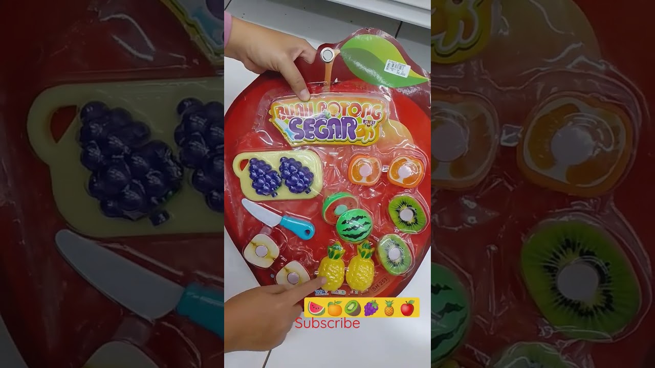 mainan buah buahan viral seru asiiikkk bangettttt.....