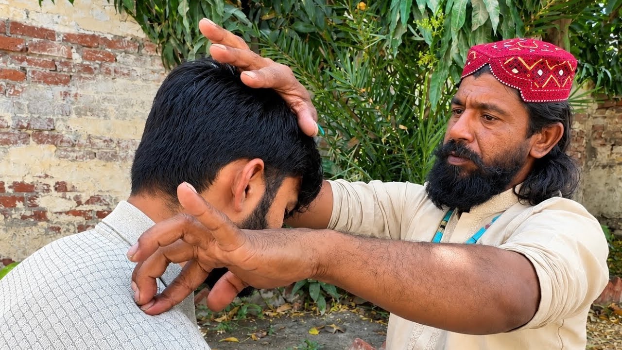 ASMR Head Massage for Insomnia: Relaxing Cracks and Sleep Aid by Bengali Baba