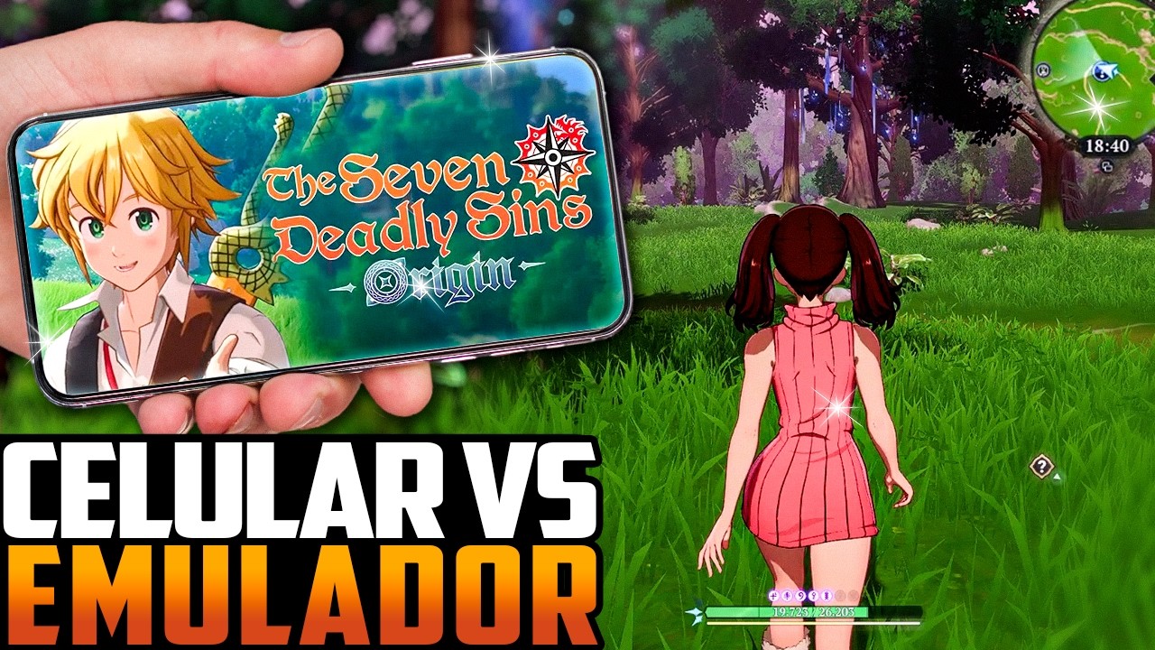 Lan&ccedil;ou! No celular e emulador t&aacute; mais Liso que o PC?! (Joguei todos!) | Seven Deadly Sins Origin