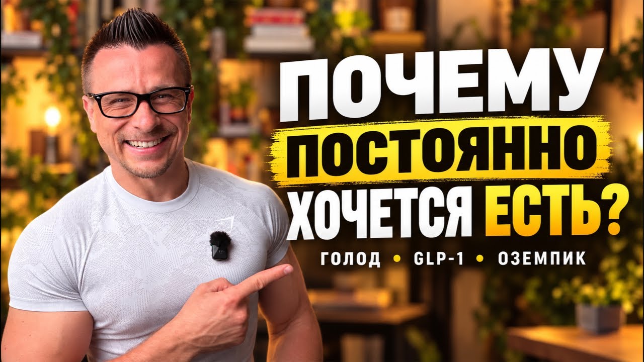 Почему постоянно хочется есть? Гормоны голода, GLP-1, Оземпик и как снизить аппетит