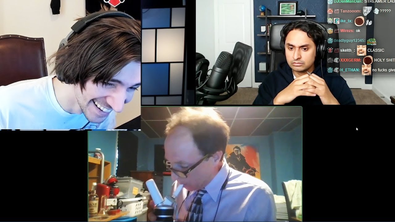 Guest spontaneously takes drugs during Dr. K interview...