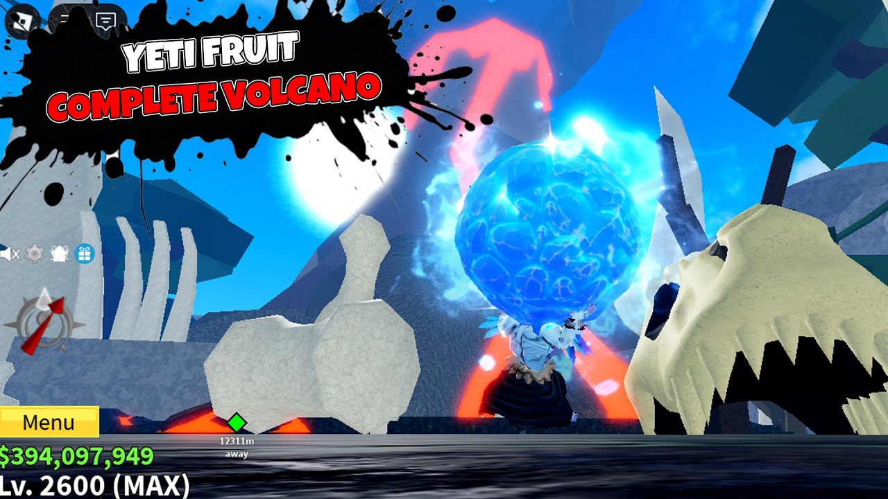 I used YETI Fruit to Solo Volcano Event - Blox Fruits 2025