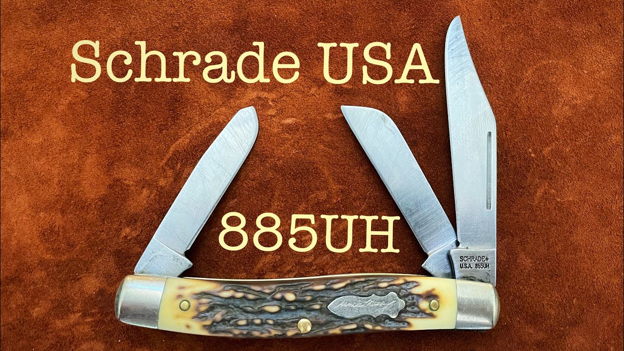 Schrade USA Uncle Henry 885uh Senior Ranch Stockman Pocket Knife