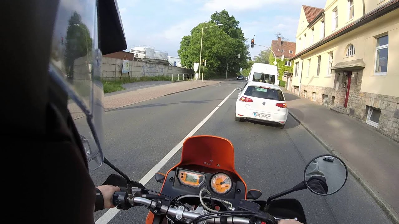 KTM 640 ADVENTURE - Gopro Hero Entry Level First Time Test