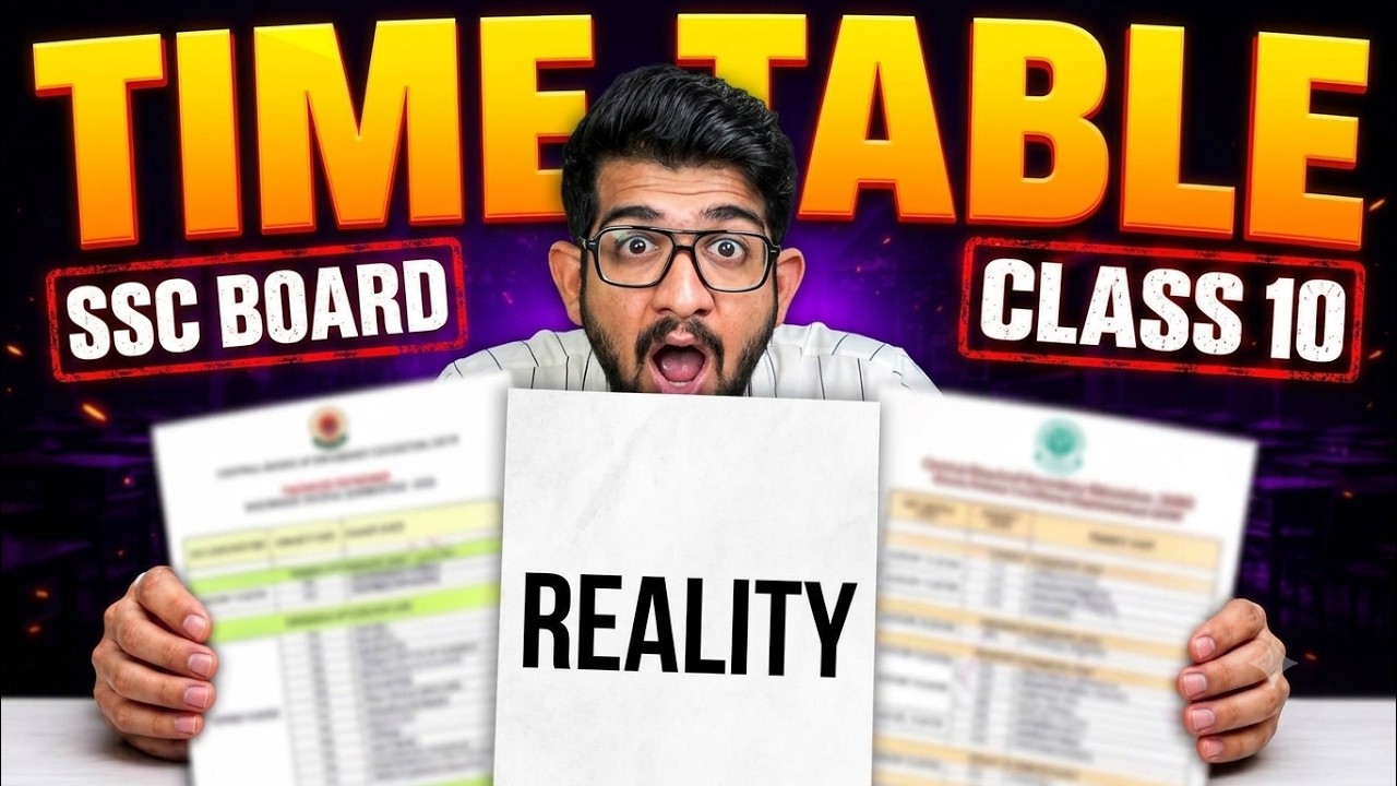 Class 10th SSC BOARDS TIMETABLE REALITY 🤫 VAAT LAGEGI SAB KI 🔥 | MH Board