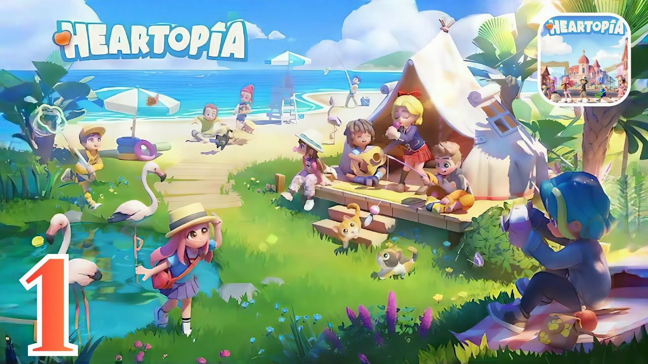 Heartopia | Gameplay Part 1 | Life Simulation Game | Android iOS | Build And Design Your Own World 